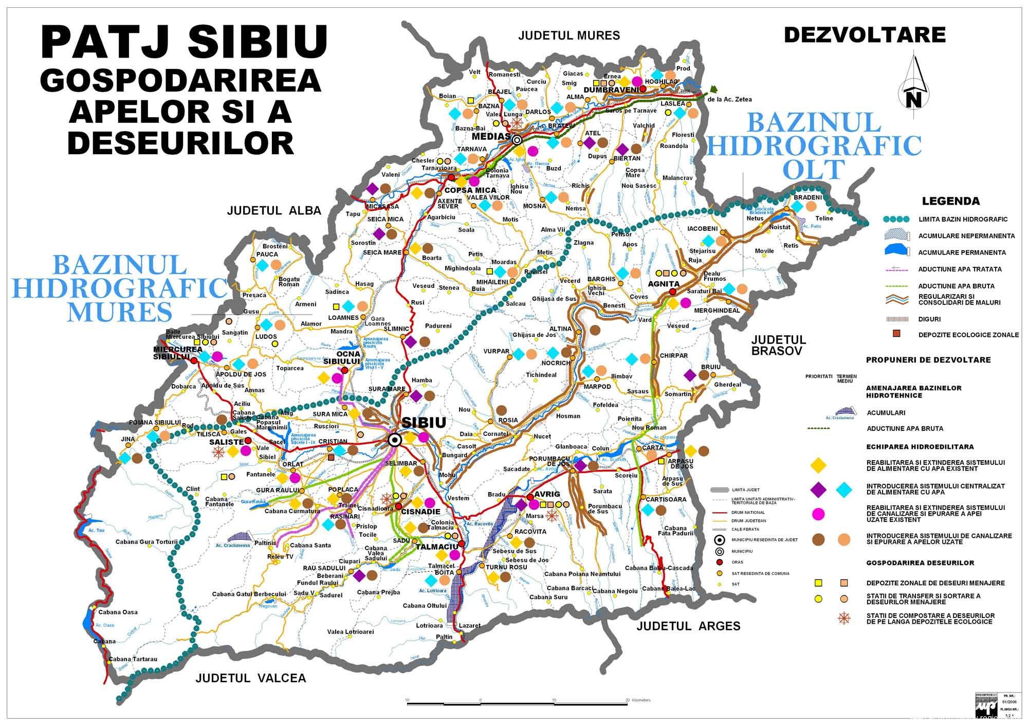 Harta Judetul Sibiu Satelit