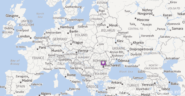 Harta rutiera a Europei / Europe Routier Map